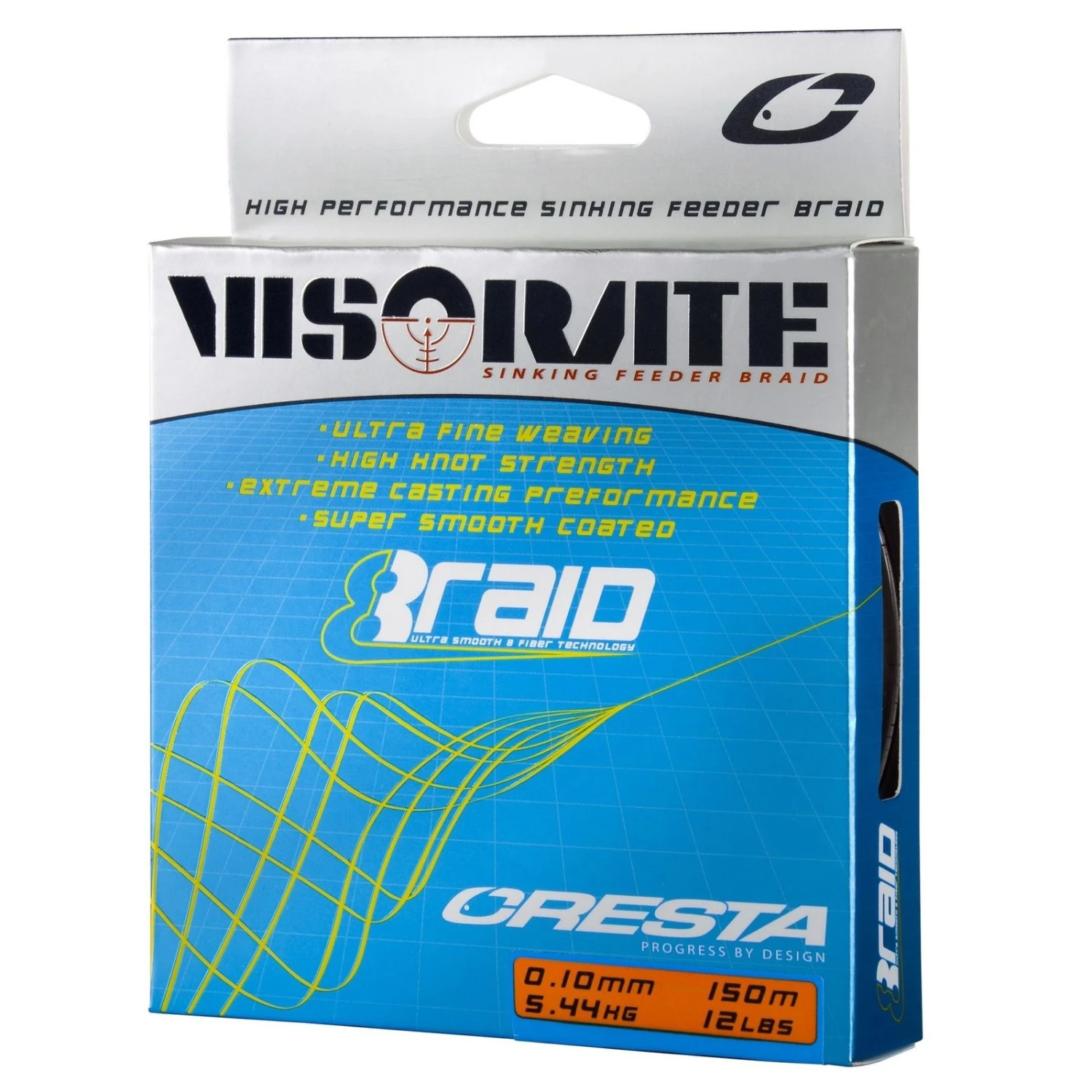 Cresta Visorate Sinking Feeder Braid 3 Cresta Visorate Sinking Feeder Braid