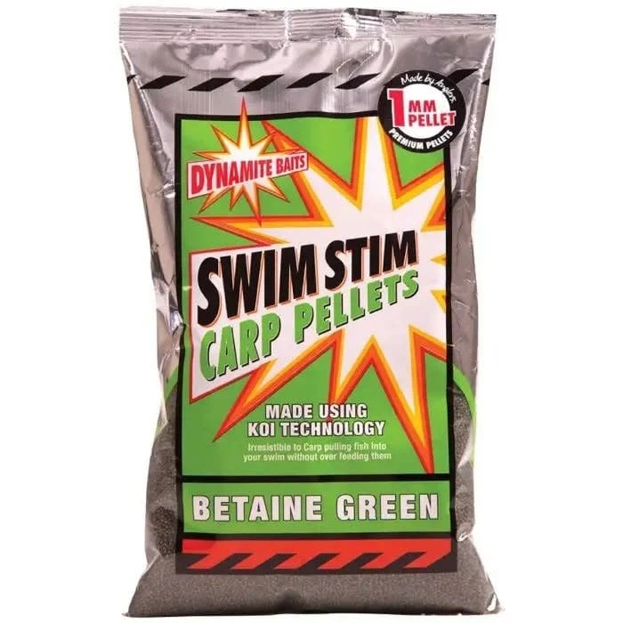 DYNAMITE BAITS Swim Stim Betaine Green Pellets 1mm 4 DYNAMITE BAITS Swim Stim Betaine Green Pellets 1mm - Afbeelding 2