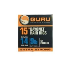 Guru 15” Bayonet Hair Rigs -Matrix Winkel guru 15 bayonet hair rigs 3