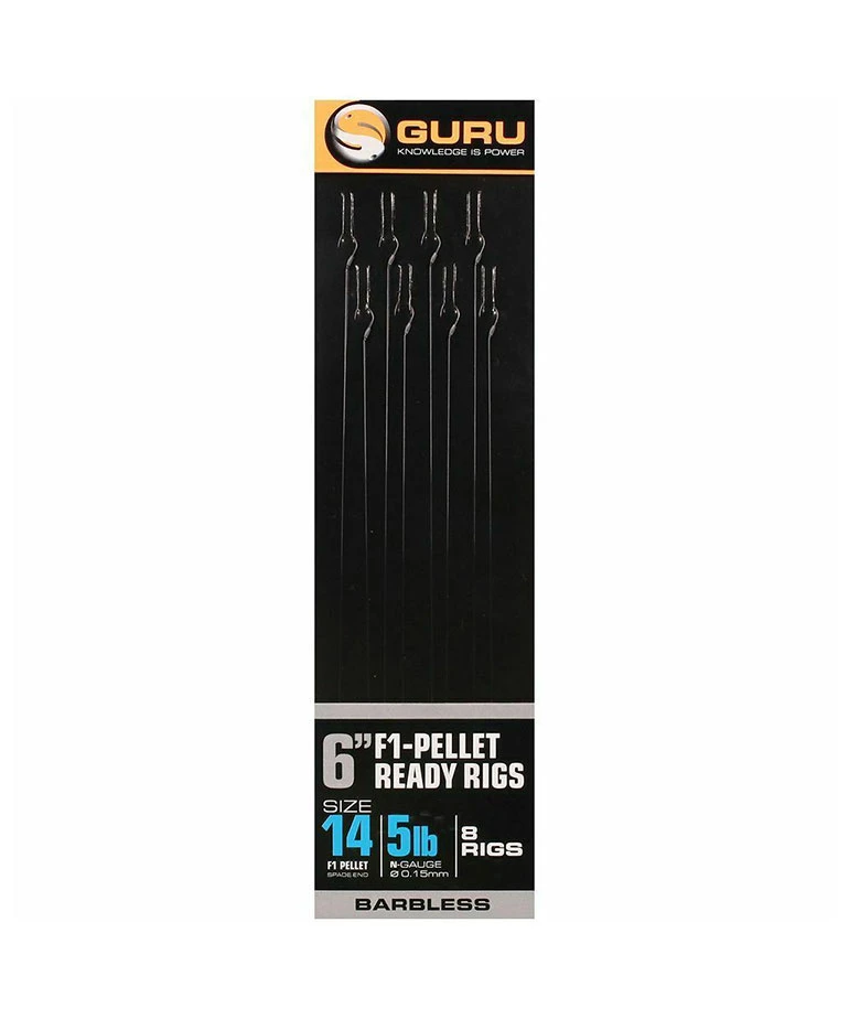 Guru 6” F1-pellet Ready Rigs 3 Guru 6” F1-pellet Ready Rigs