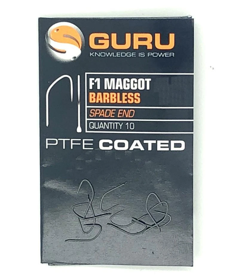 Guru F1 Maggot Barbless Spade End 4 Guru F1 Maggot Barbless Spade End - Afbeelding 2