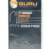 Guru F1 Maggot Barbless Spade End -Matrix Winkel guru f1 maggot barbless spade end