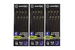 Matrix 4” X-strong Bait Band Rigs