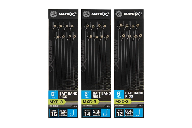 Matrix 6” Bait Band Rigs MXC-3 3 Matrix 6” Bait Band Rigs MXC-3