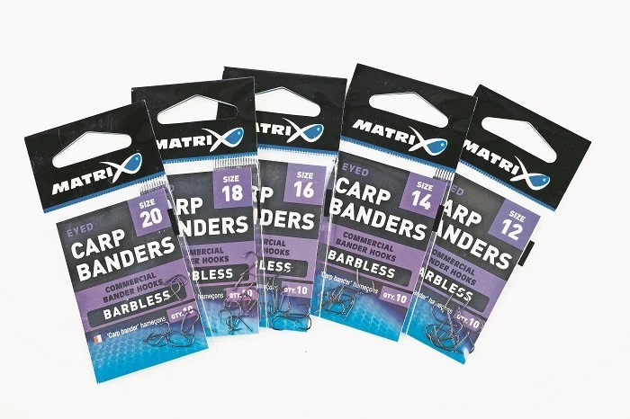 Matrix Carp Banders Eyed Barbless 4 Matrix Carp Banders Eyed Barbless - Afbeelding 2