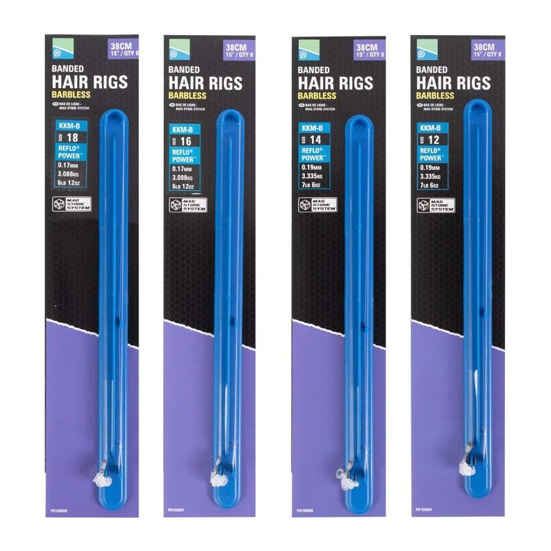 KKM-B Store Banded Hair Rigs 15” 3 KKM-B Store Banded Hair Rigs 15”