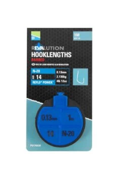 Revalution Hooklengths Barbed N-20 -Matrix Winkel preston innovations revalution hooklengths barbed 1