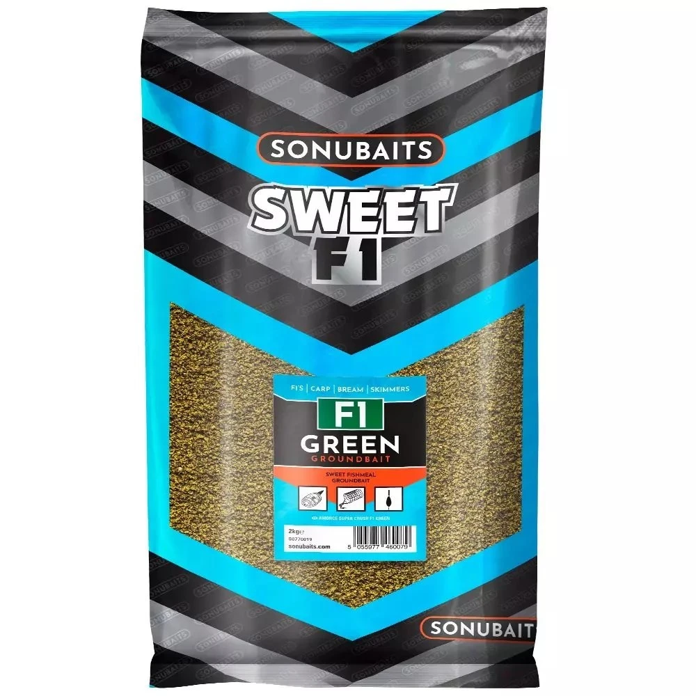 Sonubaits F1 Green Sweet Fishmeal Groundbait 3 Sonubaits F1 Green Sweet Fishmeal Groundbait