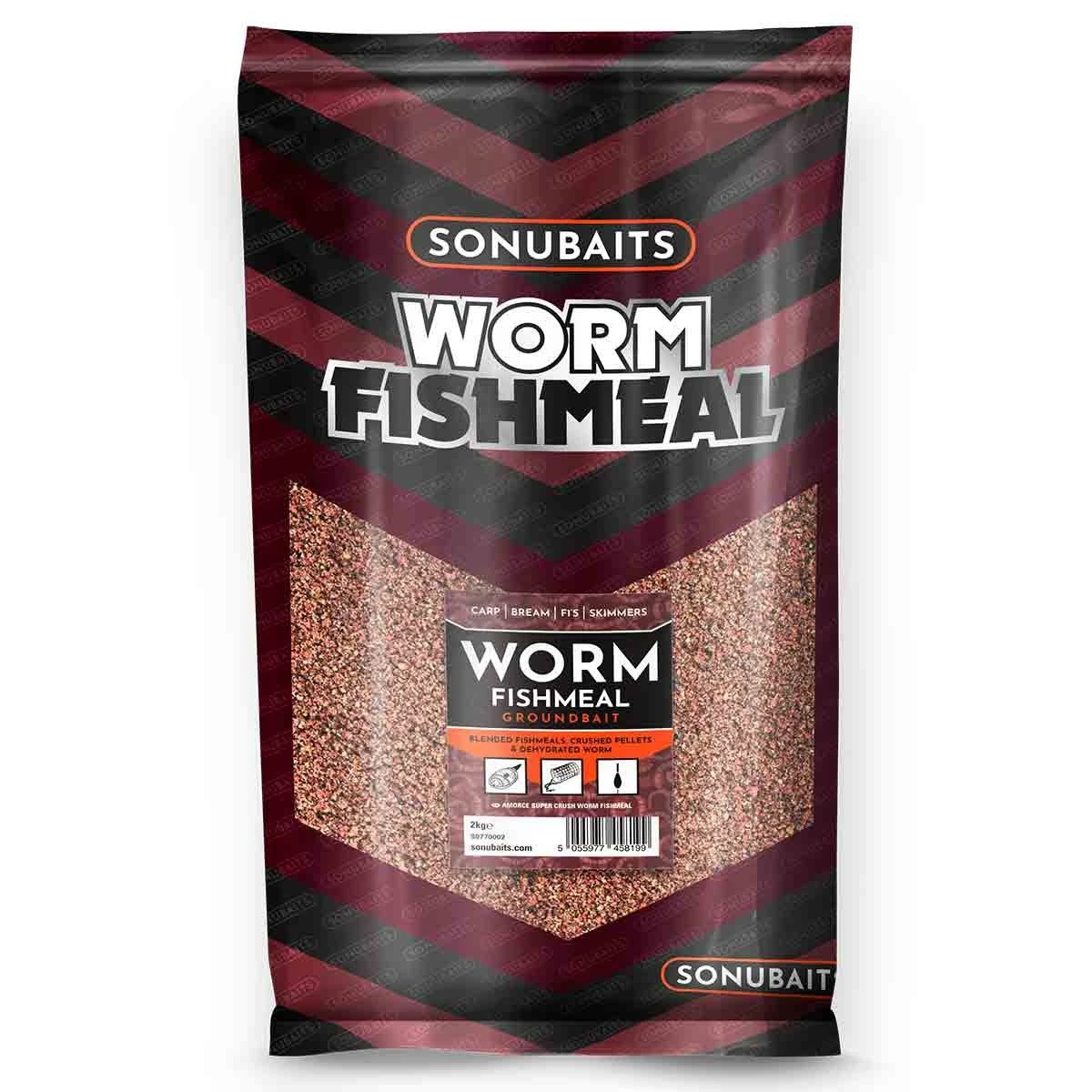 Sonubaits Worm Fishmeal Groundbait 5 Sonubaits Worm Fishmeal Groundbait - Afbeelding 3