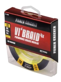 Spro V ‘BRAID’ 4X Yellow -Matrix Winkel spro vi braid 4x yellow 3